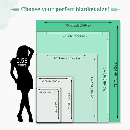 Halloween Witch Throw Blanket Spooky Fall Decor Gothic Pumpkin Bat Cat Seasonal Nightmare Party Cozy Winter Holiday Gift Throw